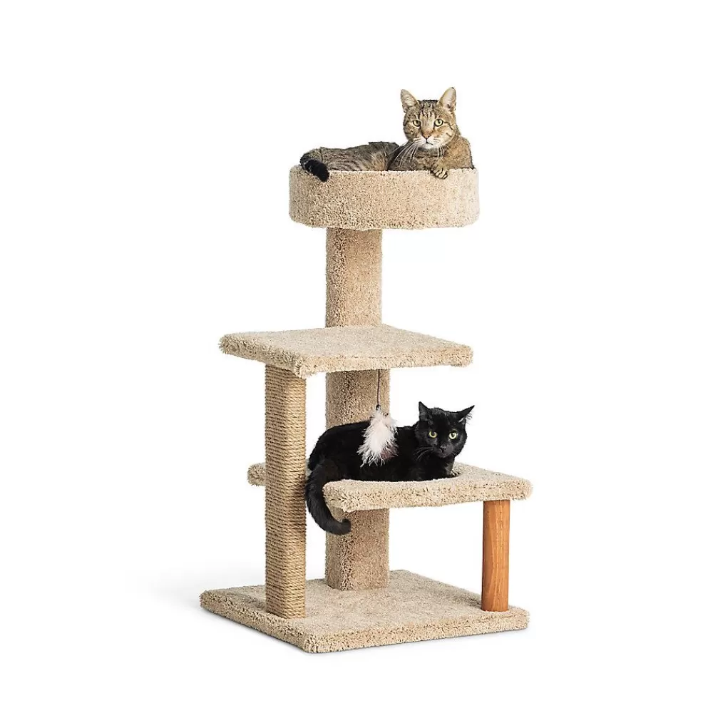 Beds & Furniture<Whisker City ® 37-In Cozy Climber Cat Tower (Color Varies) Tan