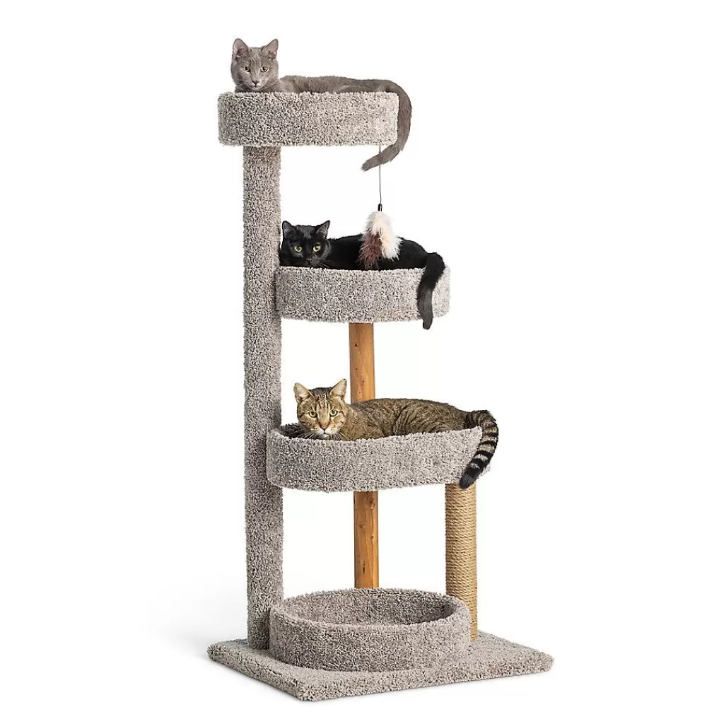 Beds & Furniture<Whisker City ® 51-In Treetop Terrace Cat Tower (Color Varies) Grey
