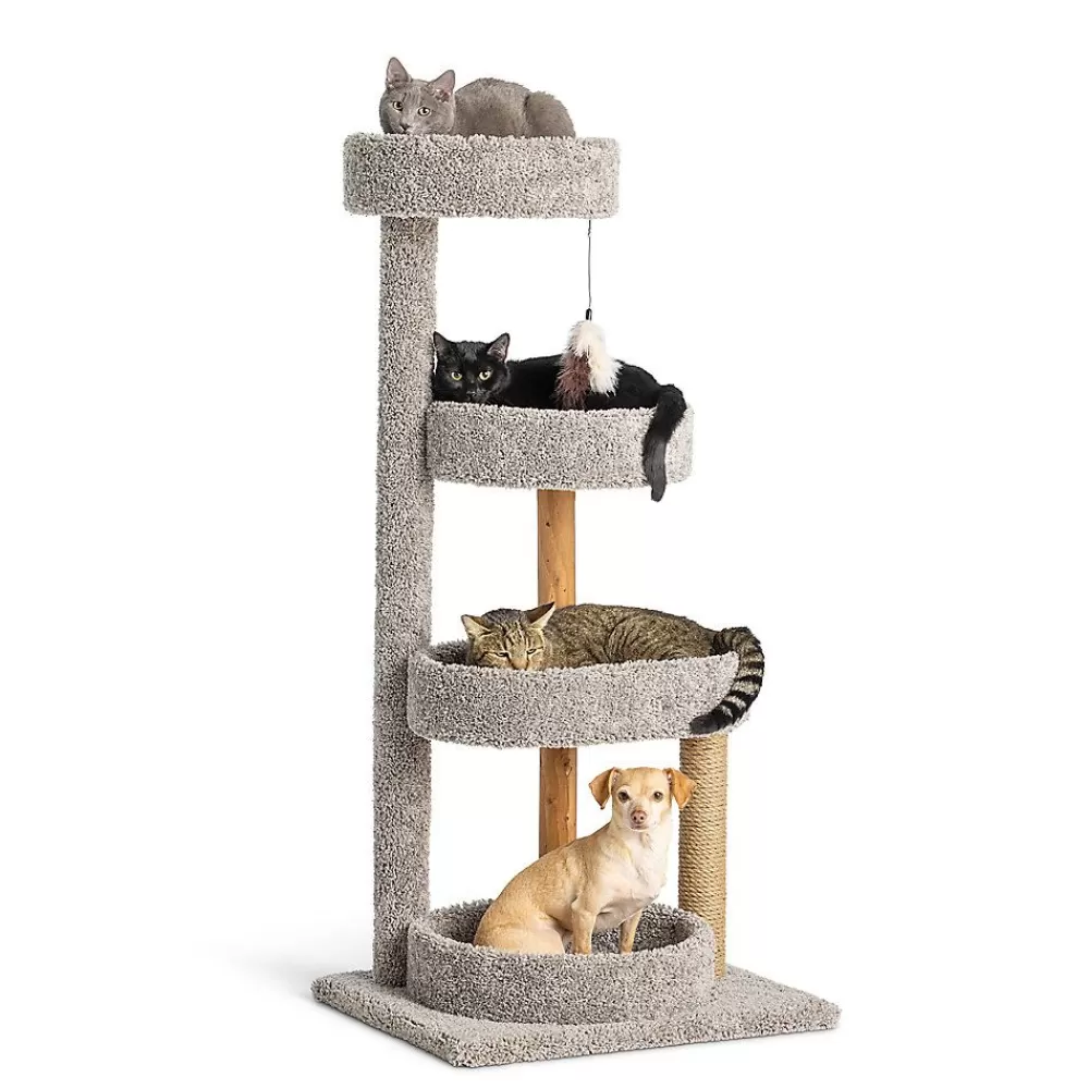 Beds & Furniture<Whisker City ® 51-In Treetop Terrace Cat Tower (Color Varies) Grey