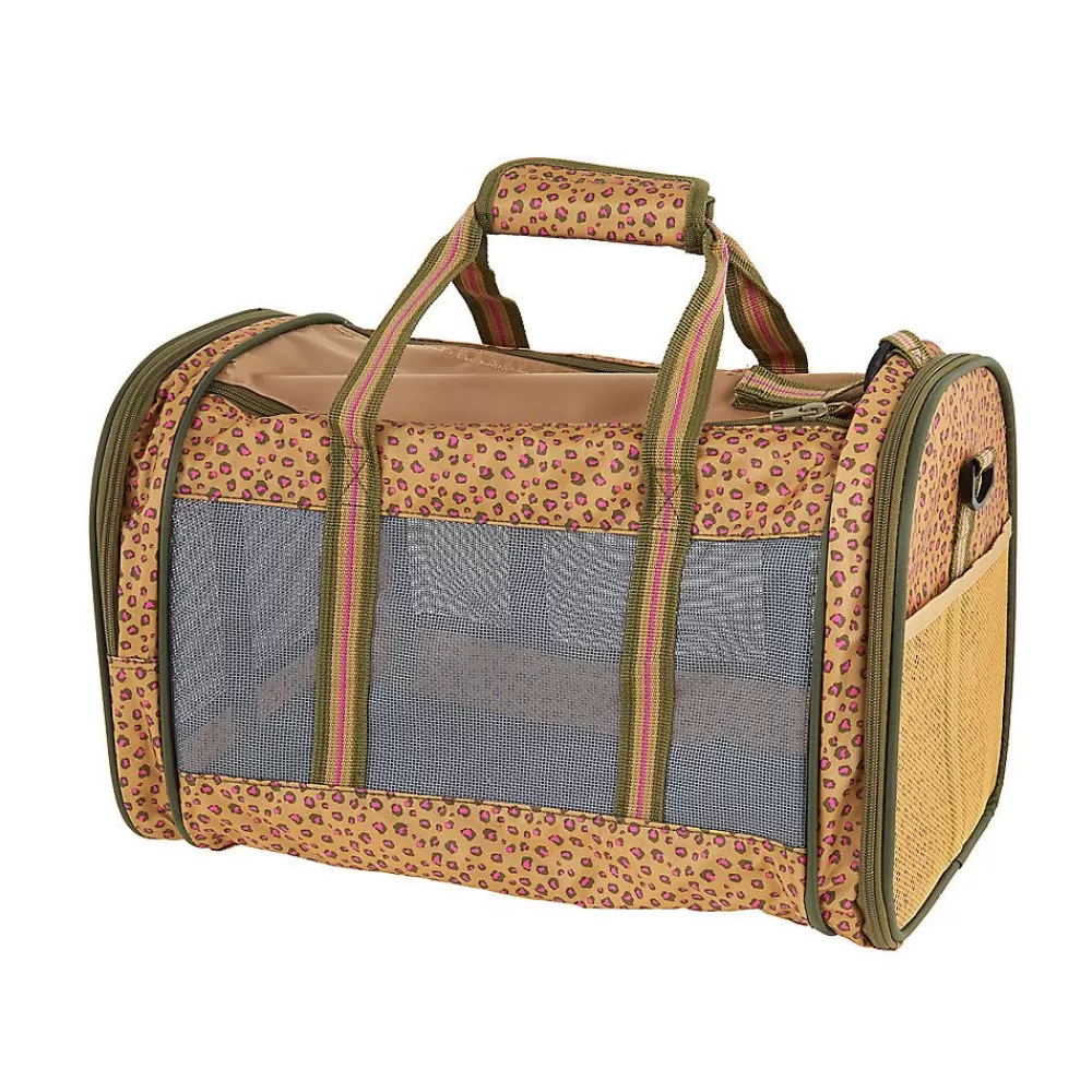 Crates, Gates & Containment<Whisker City ® Cheetah Print Soft-Sided Cat Carrier Pink Cheetah