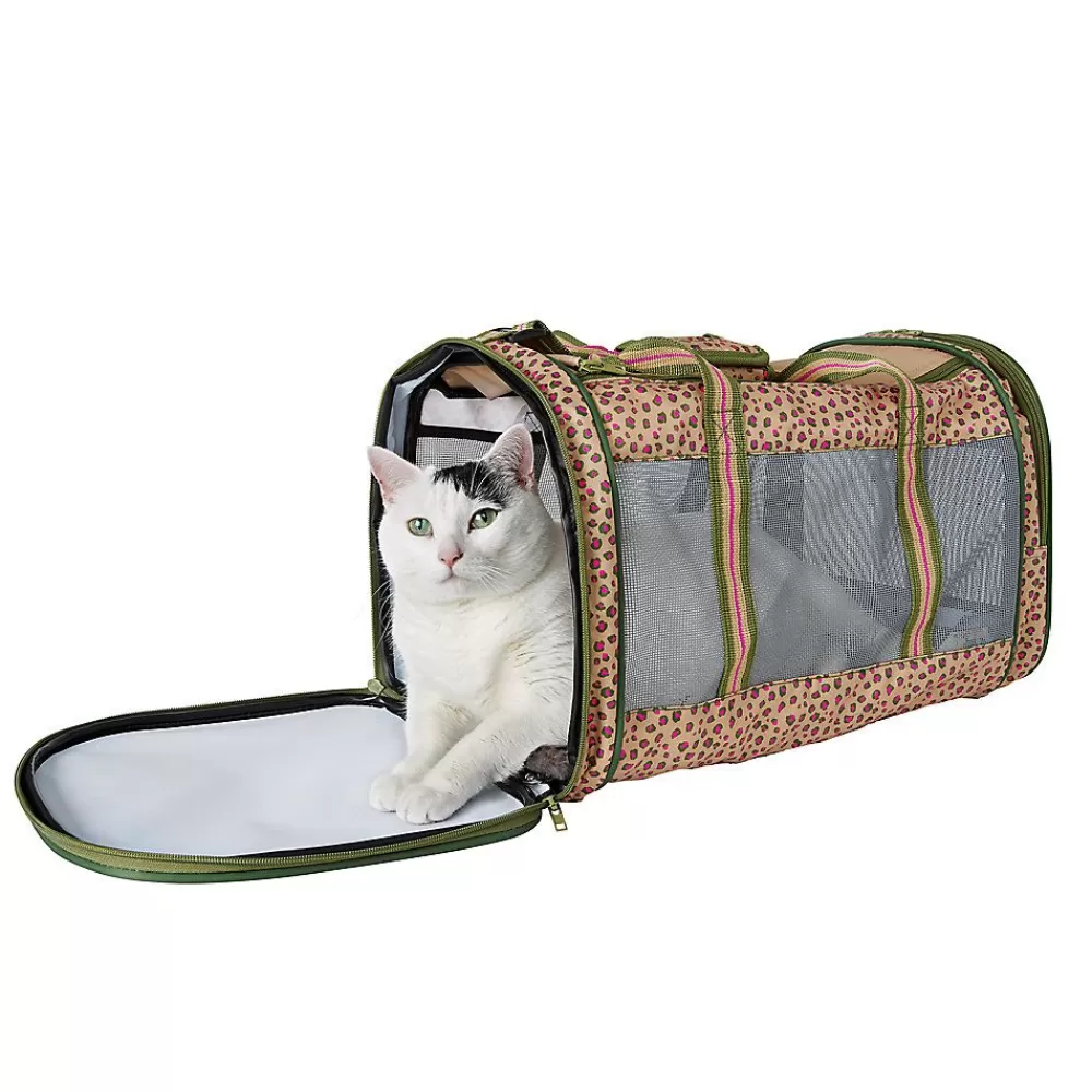 Crates, Gates & Containment<Whisker City ® Cheetah Print Soft-Sided Cat Carrier Pink Cheetah