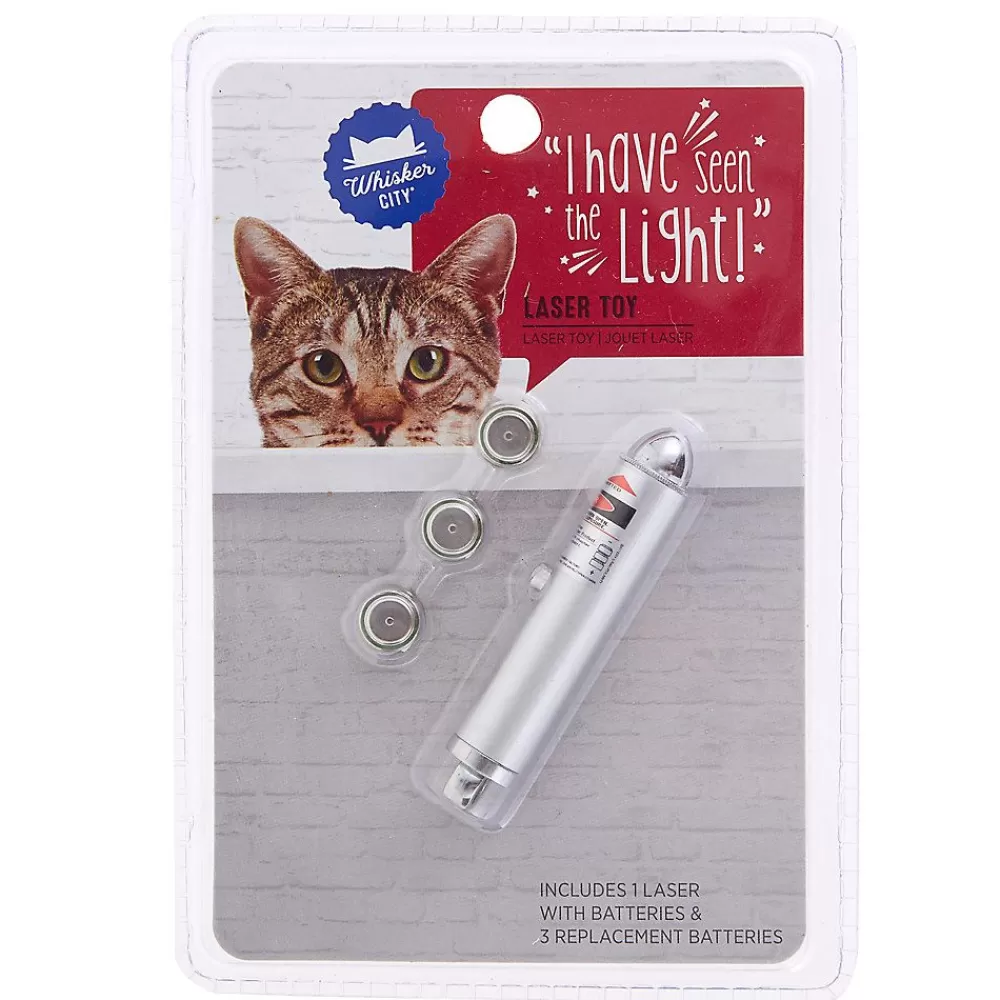 Toys<Whisker City ® Laser Cat Toy Silver