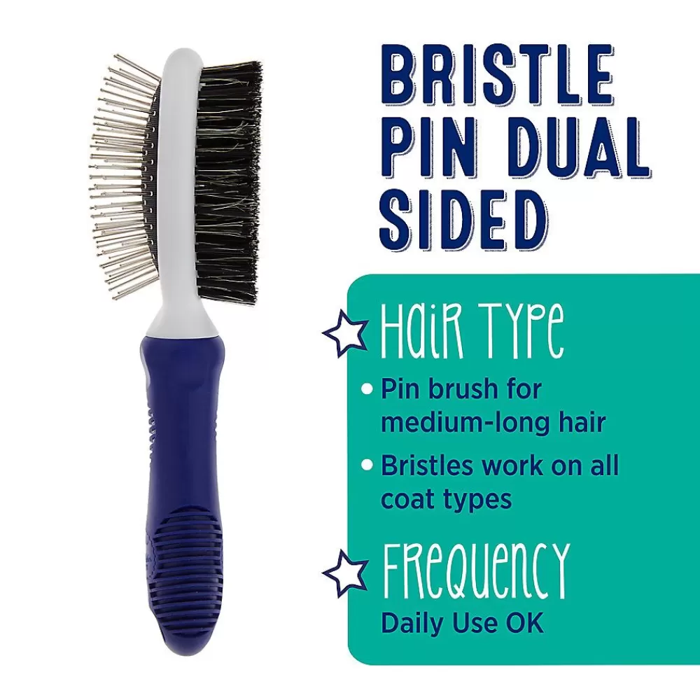 Grooming Supplies<Whisker City ® Pin & Bristle Combo Cat Brush