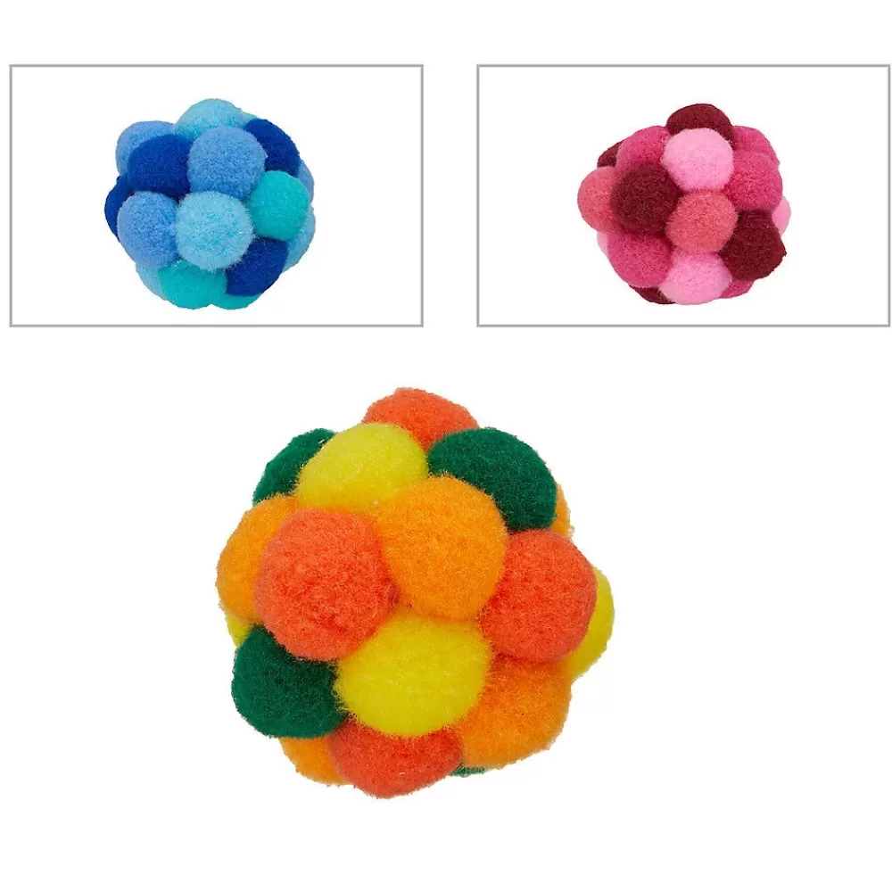 Toys<Whisker City ® Pom Pom Ball Cat Toy (Colors Vary)