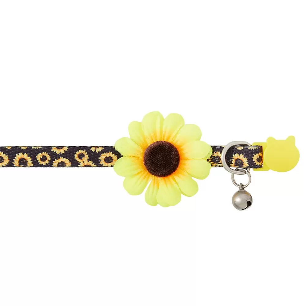 Collars, Harnessess & Leashes<Whisker City ® Sunflower Easy Release Kitten & Cat Collar