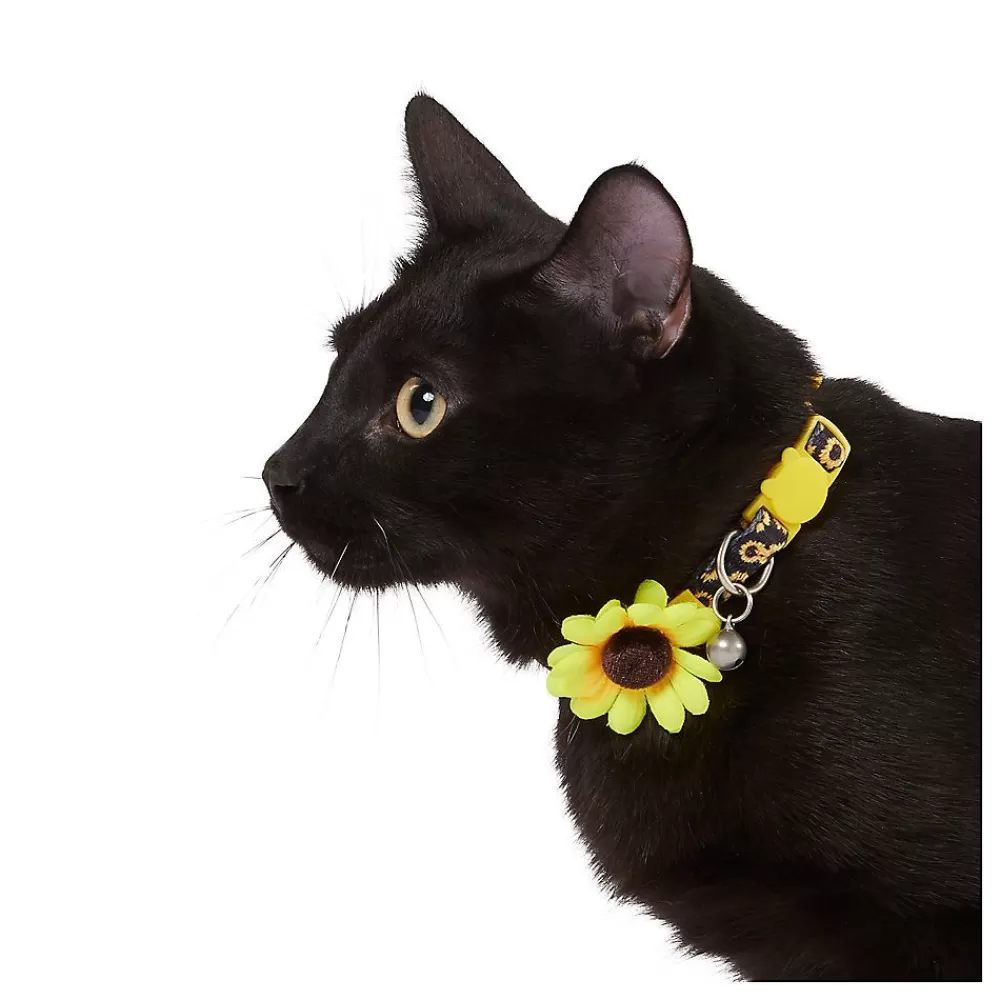 Collars, Harnessess & Leashes<Whisker City ® Sunflower Easy Release Kitten & Cat Collar