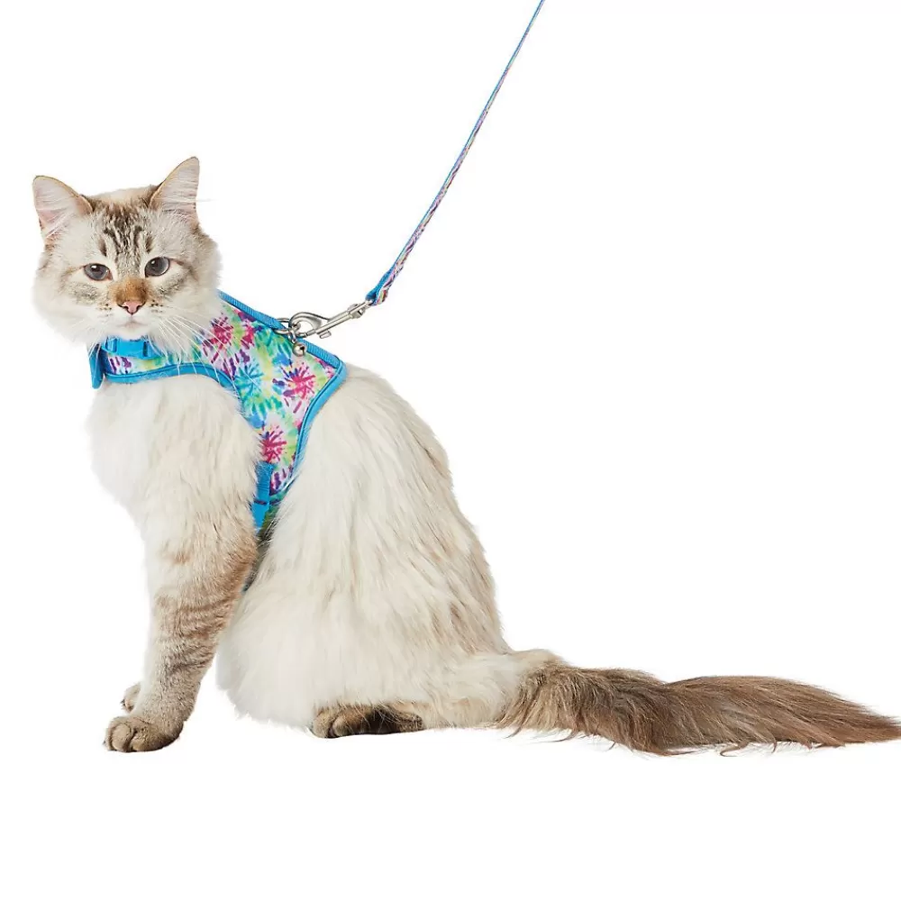 Collars, Harnessess & Leashes<Whisker City ® Tie Dye Cat Leash & Harness Combo