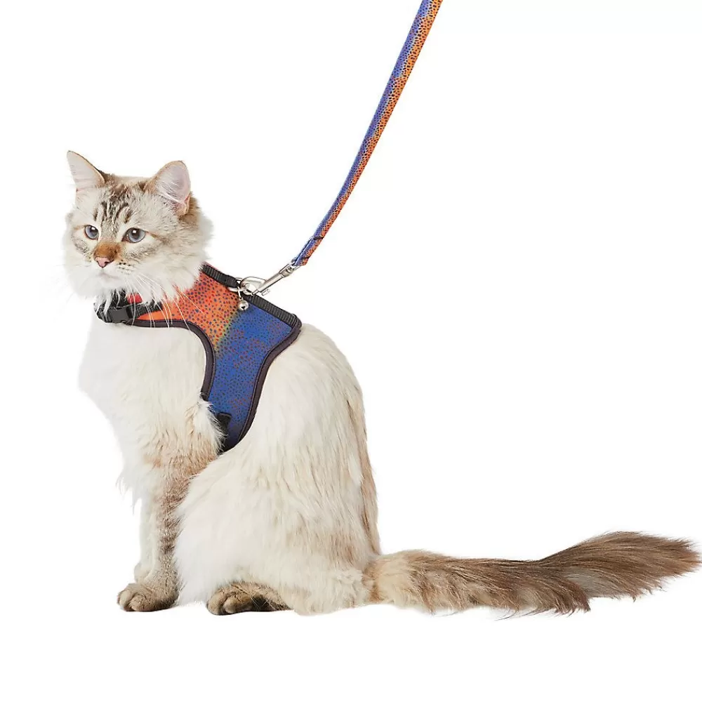 Collars, Harnessess & Leashes<Whisker City ® Trout Print Cat Leash & Harness Combo