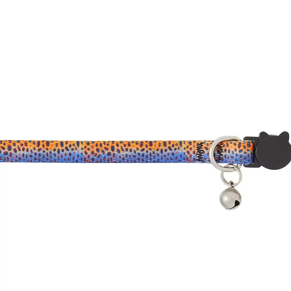 Collars, Harnessess & Leashes<Whisker City ® Trout Print Easy Release Kitten & Cat Collar