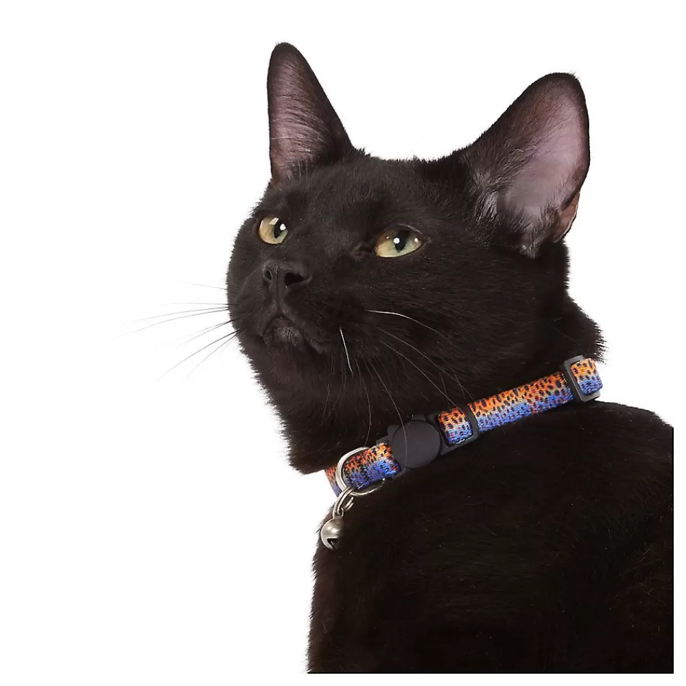 Collars, Harnessess & Leashes<Whisker City ® Trout Print Easy Release Kitten & Cat Collar