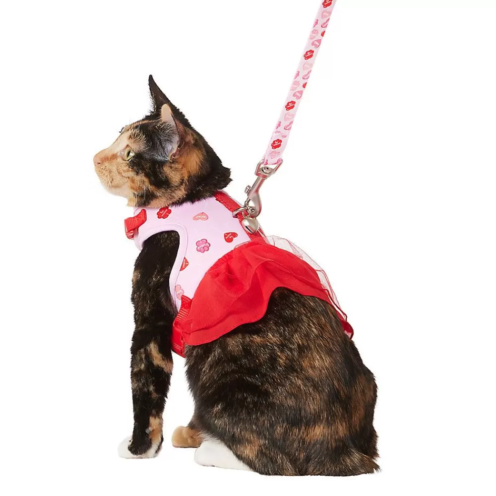 Collars, Harnessess & Leashes<Whisker City ® Valentine'S Day Lollipop Kitten Harness And Leash Combo Set