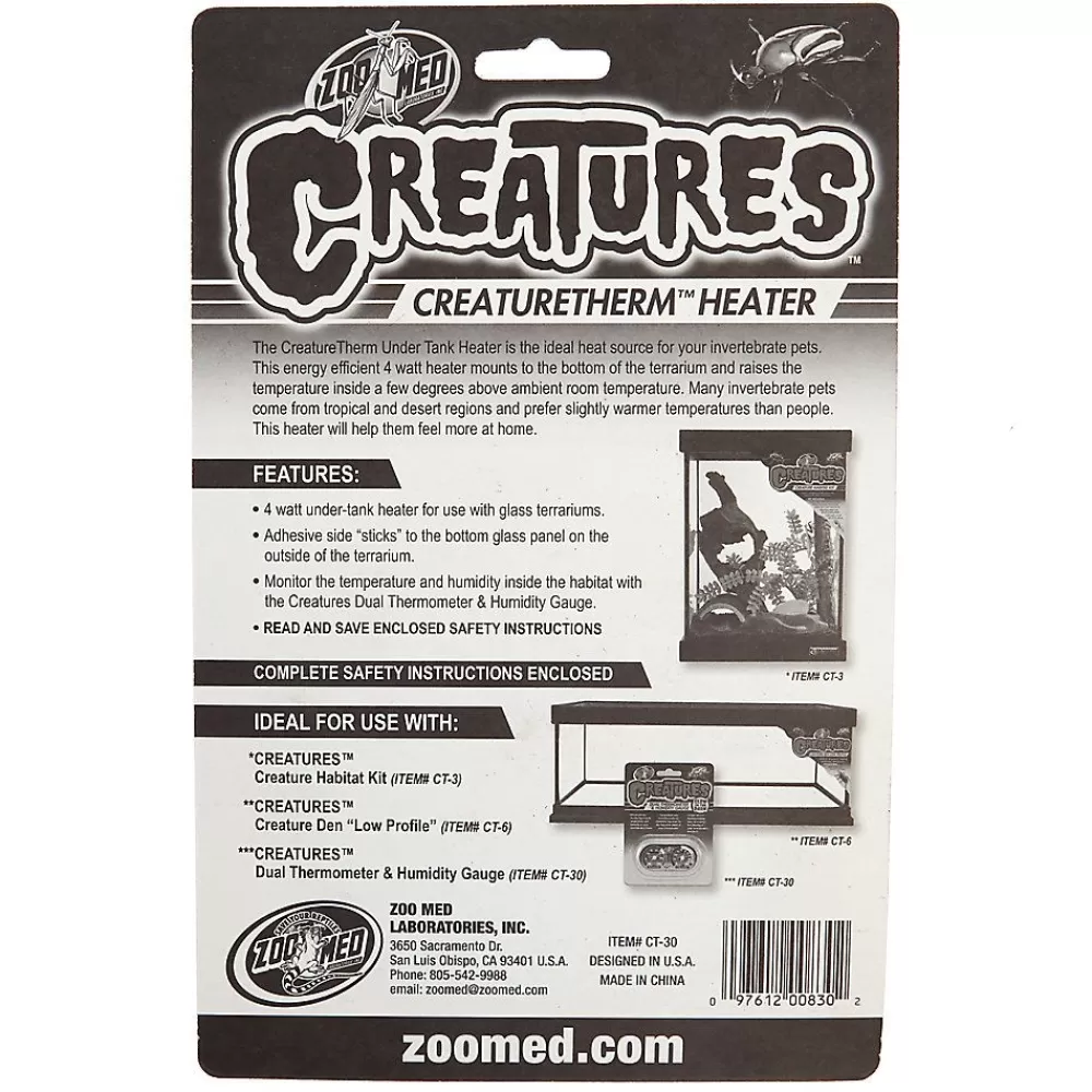 Heaters<Zoo Med Creatures Creaturetherm Reptile Heater