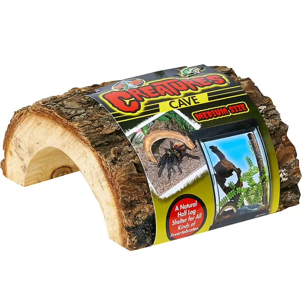 Habitat Decor<Zoo Med Creatures Reptile Cave Brown