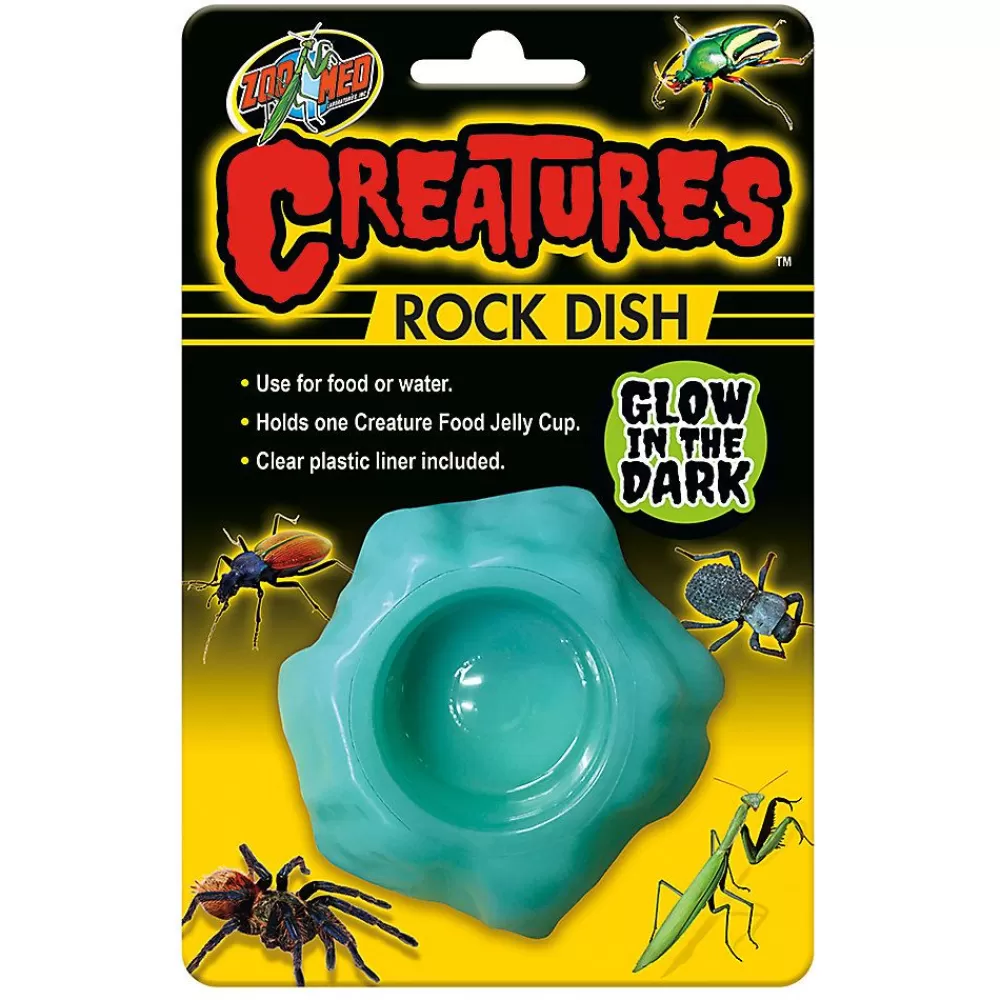 Feeders & Food Storage<Zoo Med Creatures Rock Dish