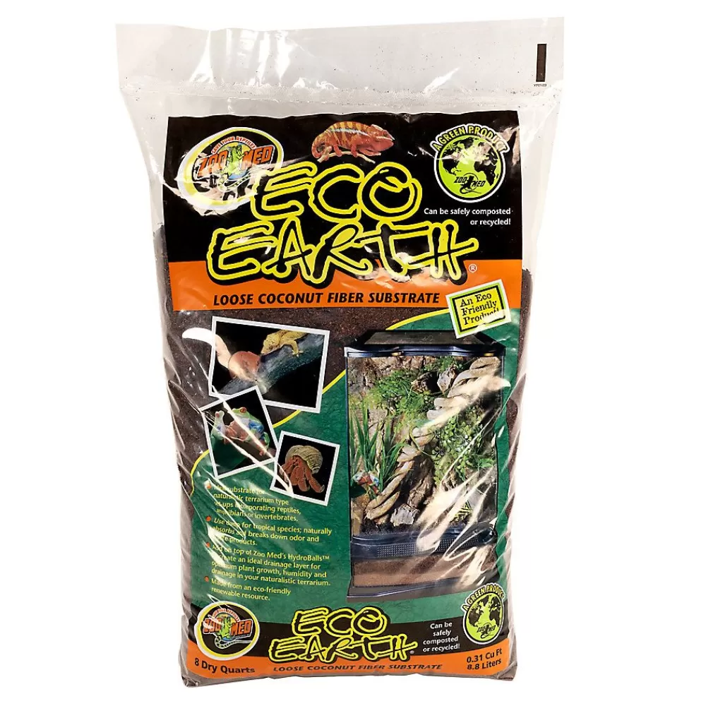 Substrate & Bedding<Zoo Med Eco Earth Loose Fiber Reptile Substrate