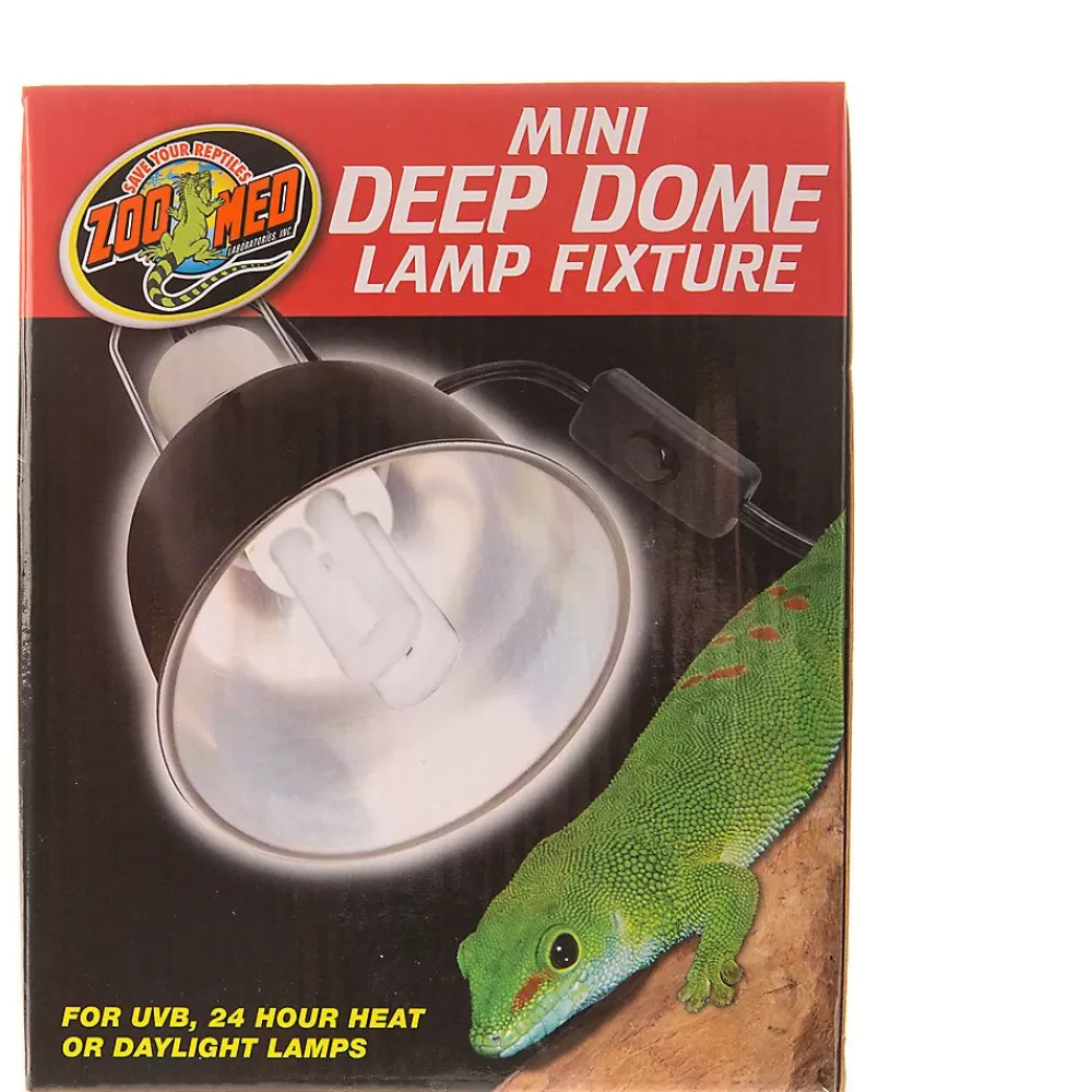 Light Fixture<Zoo Med Reptile Mini Deep Dome Lamp