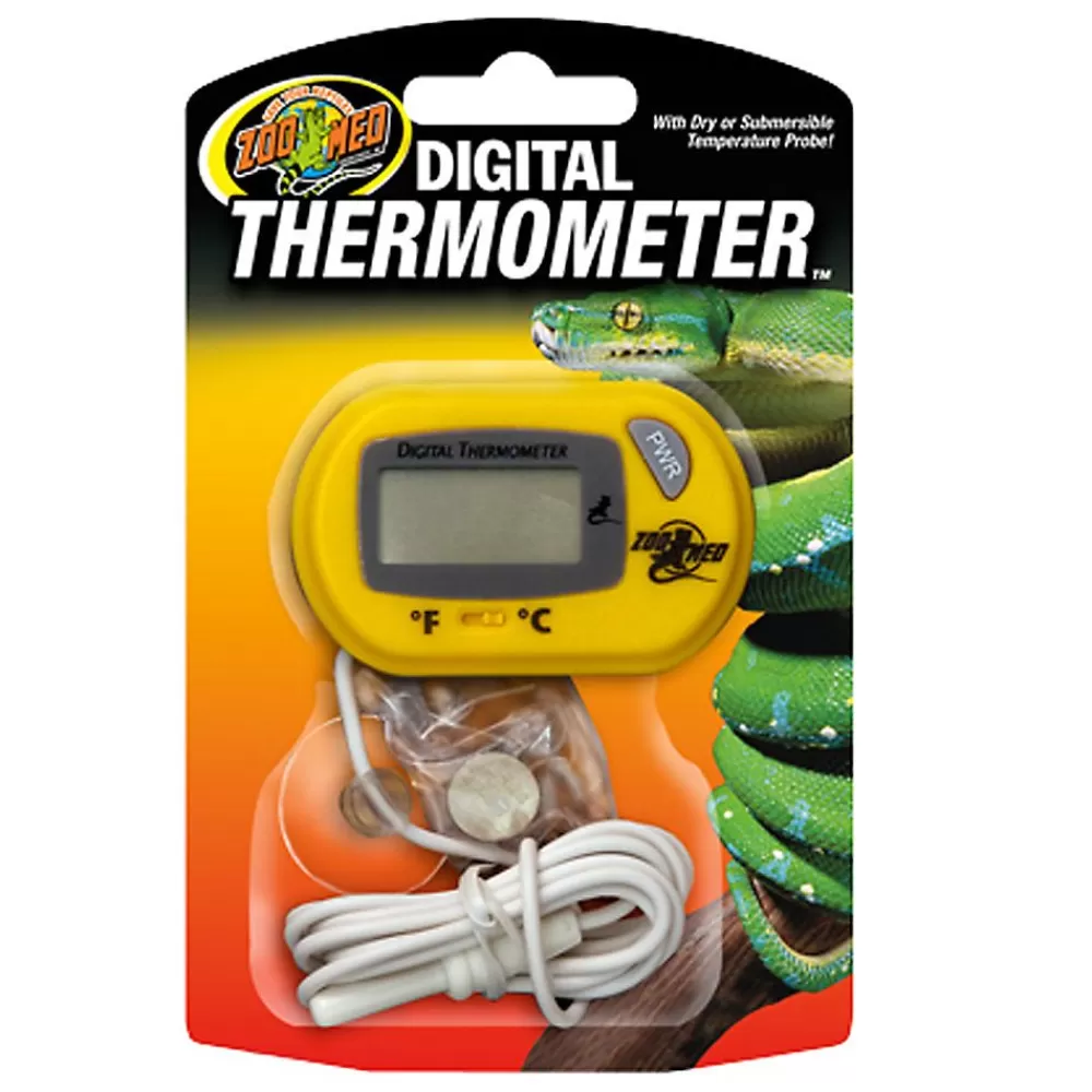 Humidity & Temperature Control<Zoo Med Reptile Terrarium Digital Thermometer