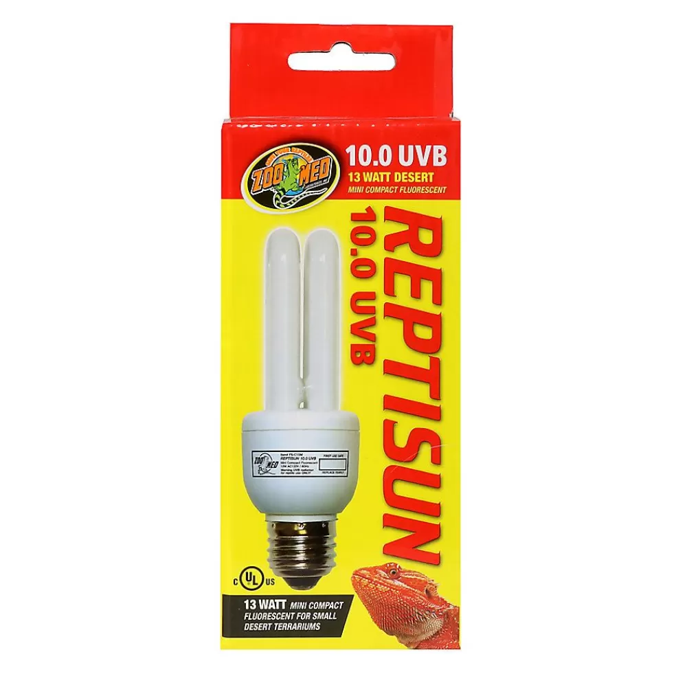 Bulbs & Lamps<Zoo Med Reptisun 10.0 Uvb Mini Compact Fluorescent Bulb