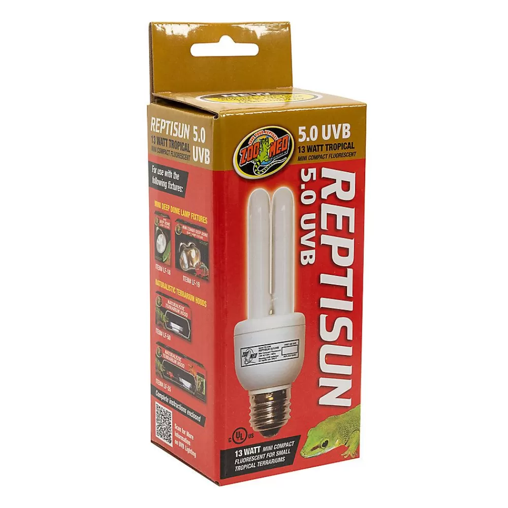 Bulbs & Lamps<Zoo Med Reptisun 5.0 Uvb Tropical Compact Fluorescent Bulb