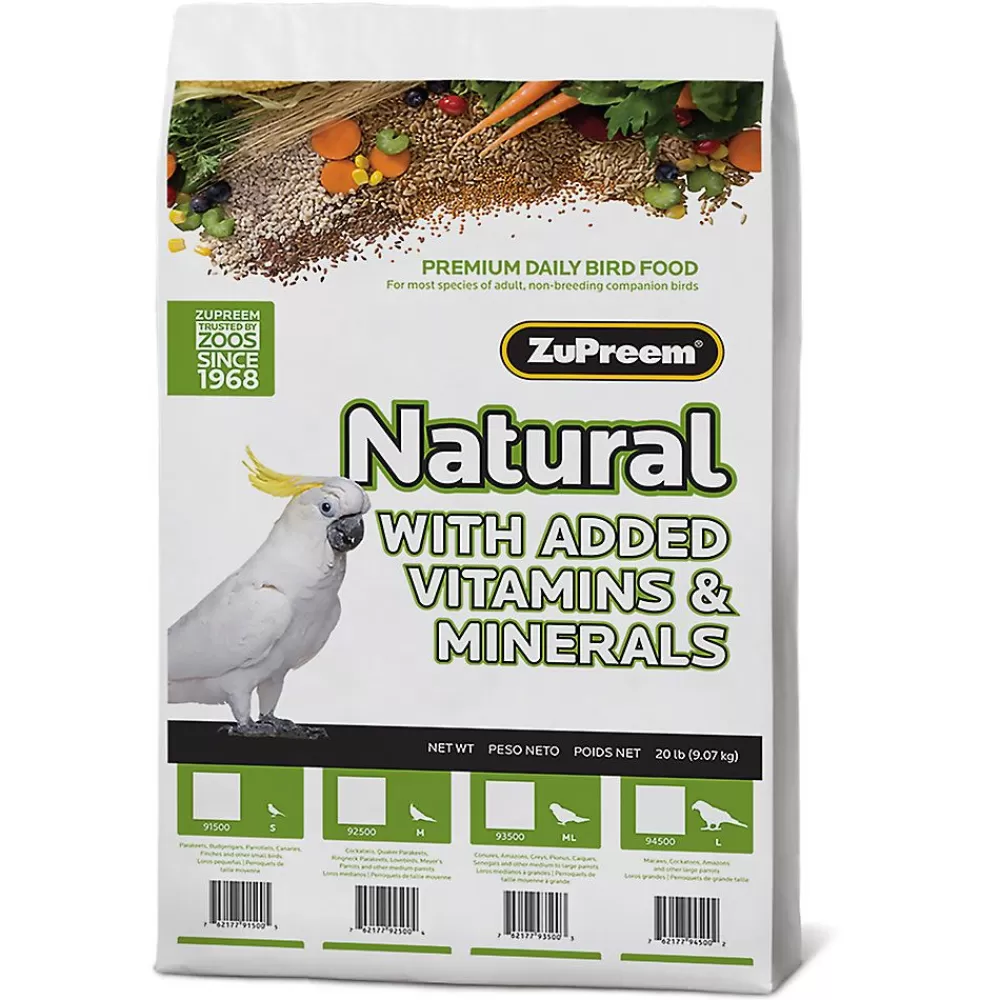 Cockatiel<ZuPreem ® Natural Medium Bird Food