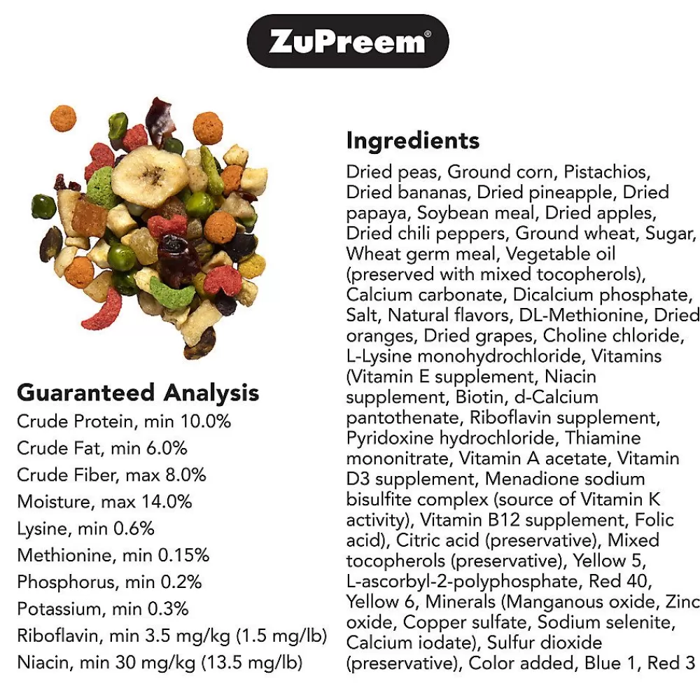 Lovebird<ZuPreem ® Pure Fun Enriching Variety Mix Bird Food