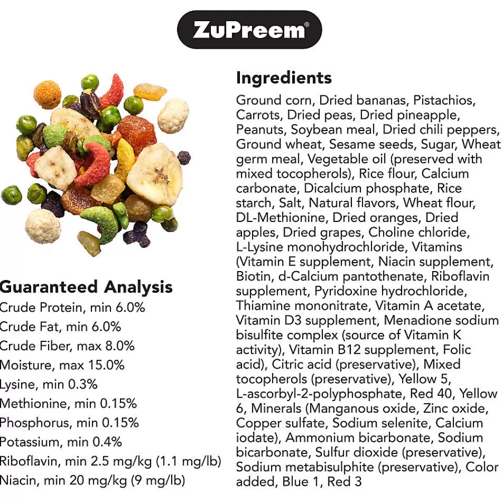 Conure<ZuPreem ® Pure Fun Enriching Variety Mix Large Bird Food